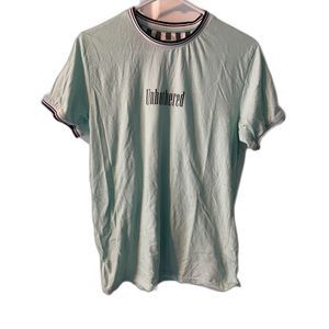 Men's Cactus Man Ricky Singh "Unbothered" Teal Short Sleeve Shirt S